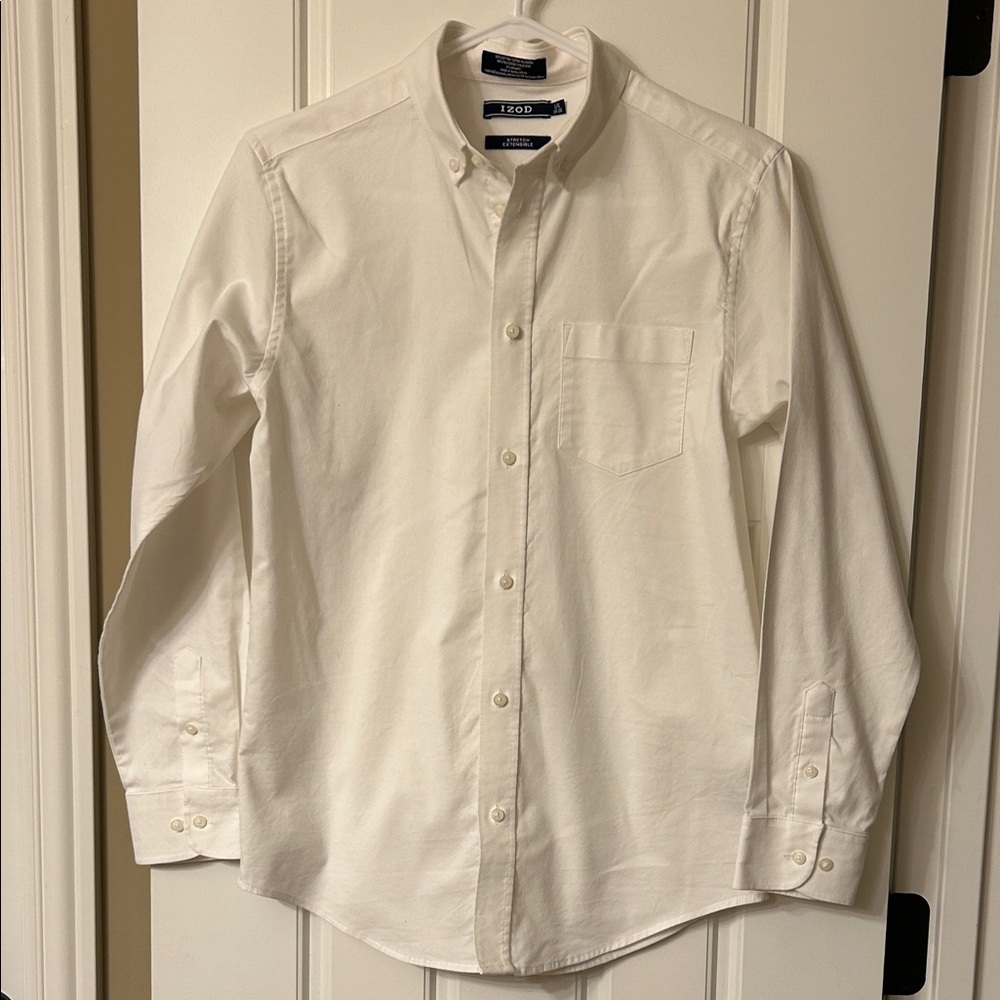 IZOD Boy’s White Button-Down Shirt